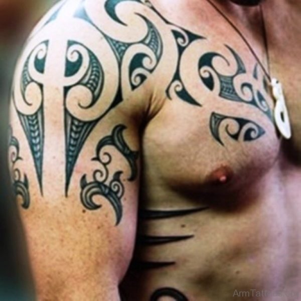 Grey Maori Tattoo