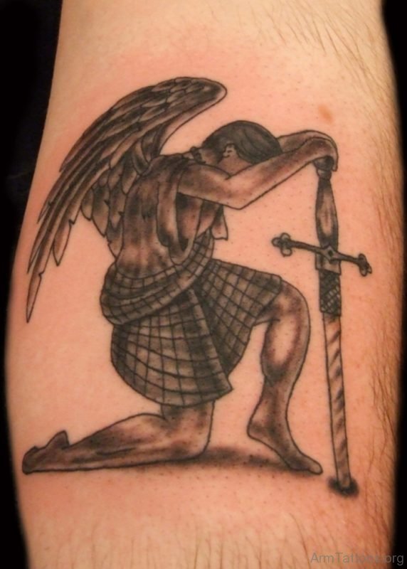 Guardian Angel Tattoo Image 