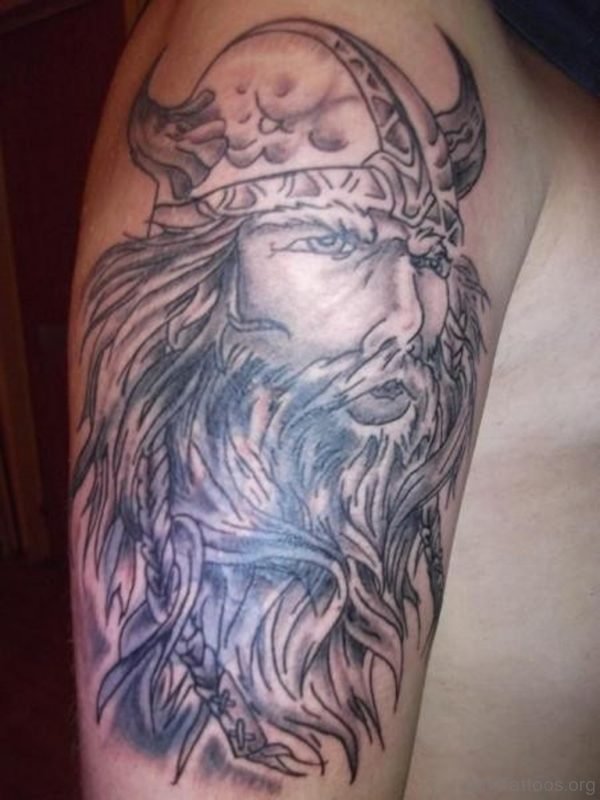 Half Sleeve Viking Tattoo
