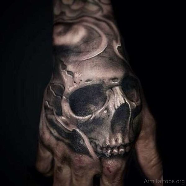 Hand Skull Tattoo