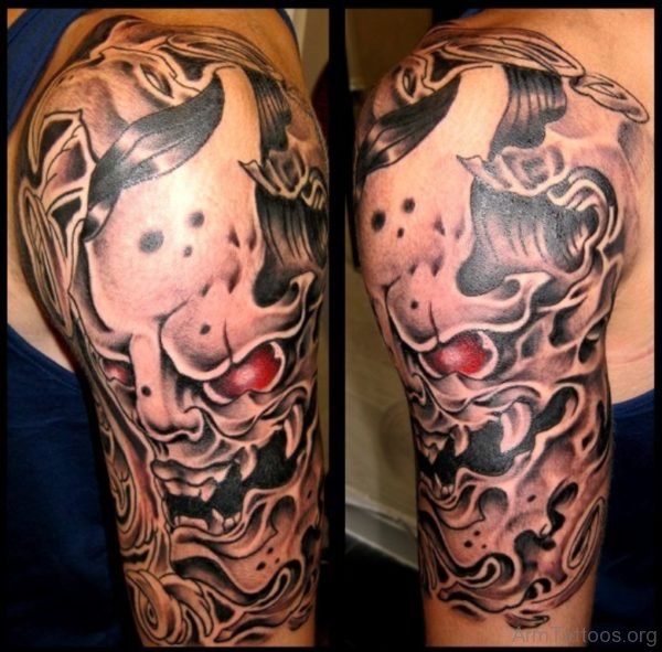 Hannya Mask Tattoo Design