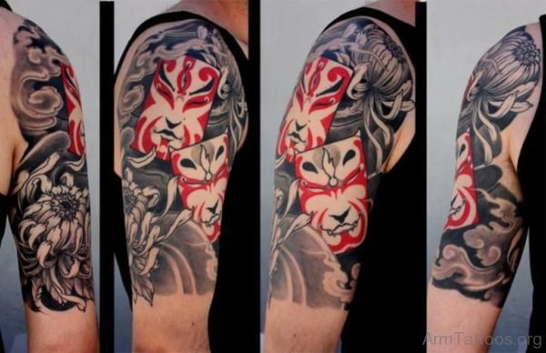 Hannya Tattoo On Arm 