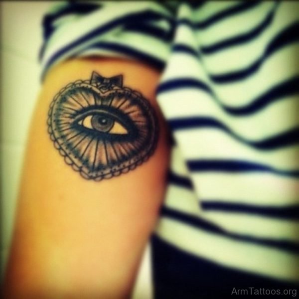 Heart Eye Tattoo 