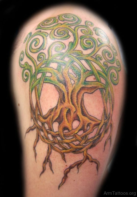 Heart Tree Tattoo