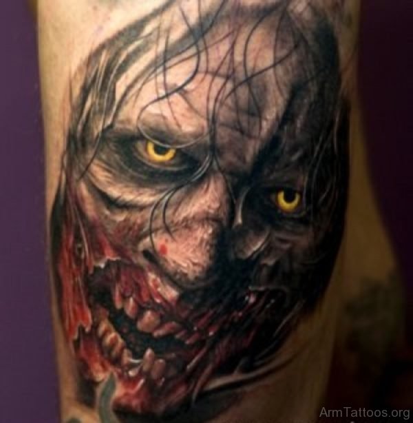 Horror Zombie Tattoo