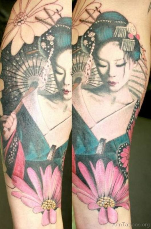 Hot Geisha Tattoo