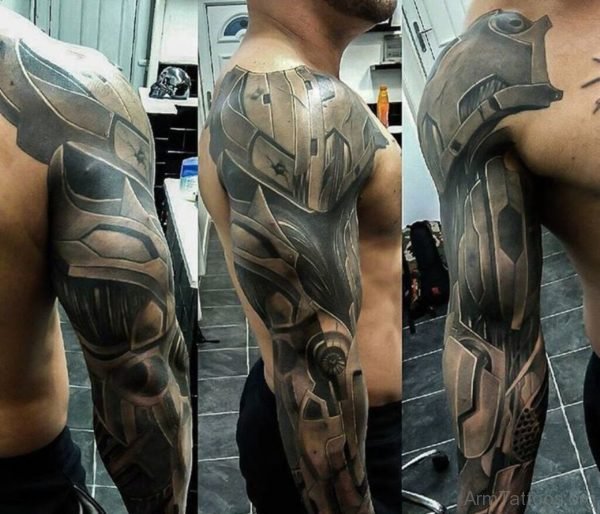 Impressive Armour Tattoo