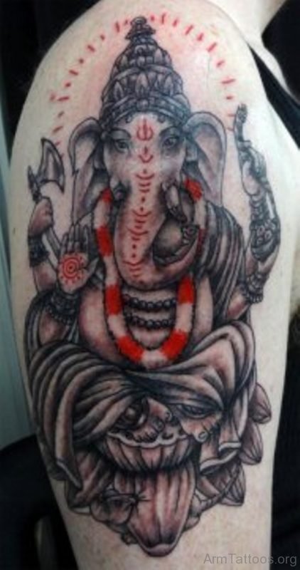 Impressive Ganesha Tattoo