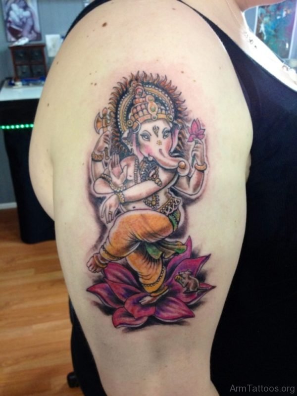 Impressive Ganesha Tattoo Design