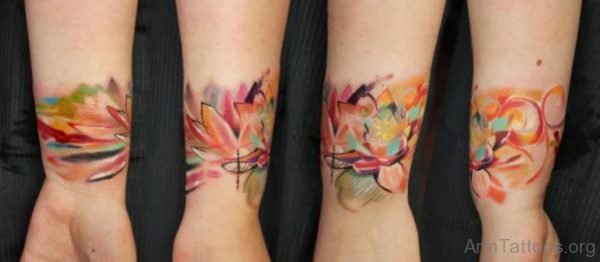 Impressive Lotus Tattoo 