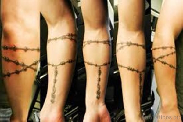 Impressive Rosary Tattoo