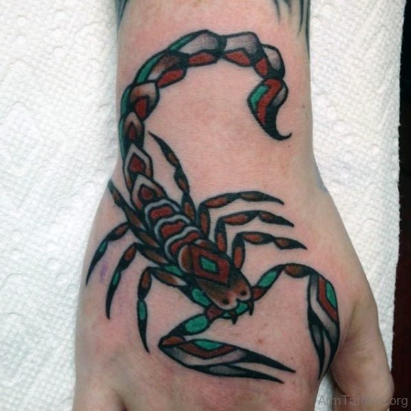 Impressive Scorpion Tattoo 