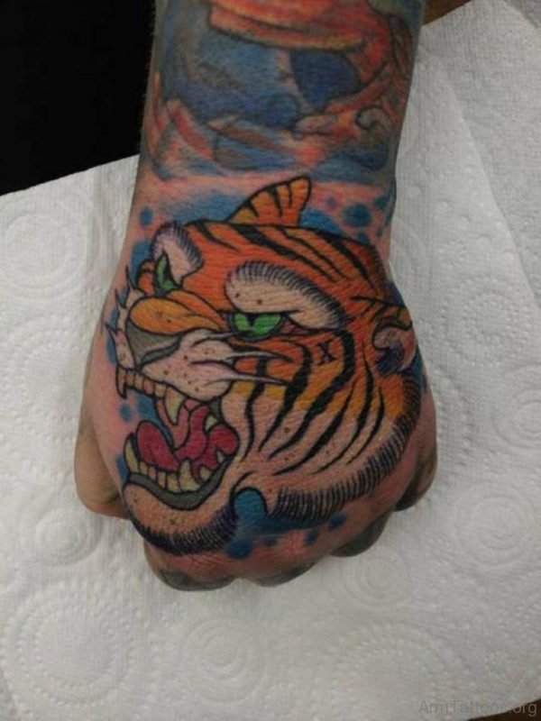 Impressive Tiger Tattoo 