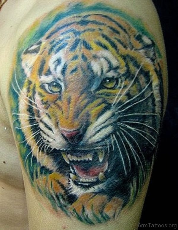 Impressive Tiger Tattoo