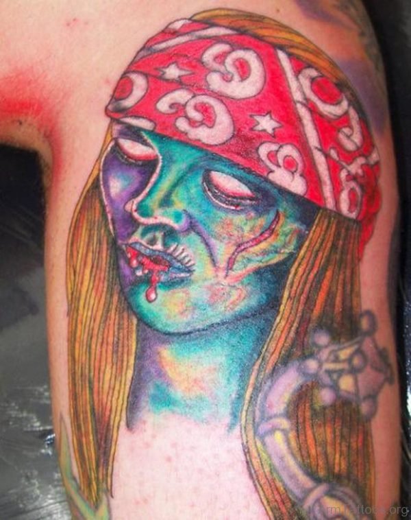Impressive Zombie Tattoo