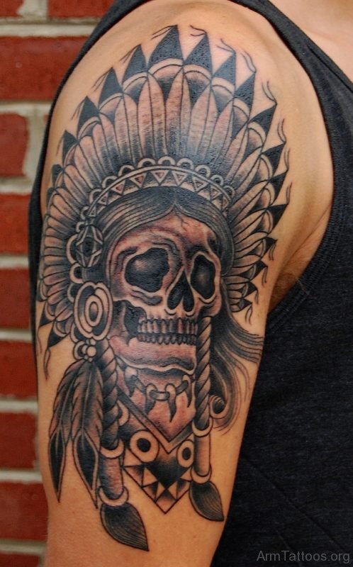 Indian Skull Tattoo