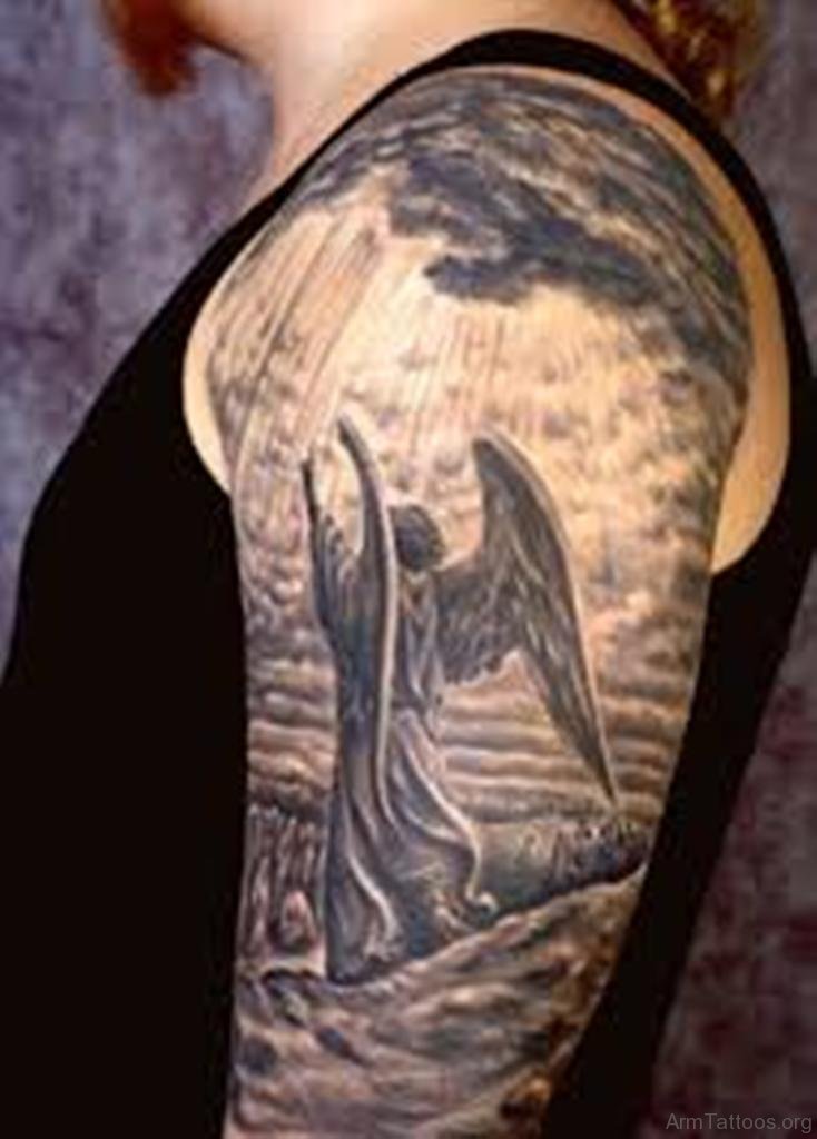 Jesus Angel Tattoo
