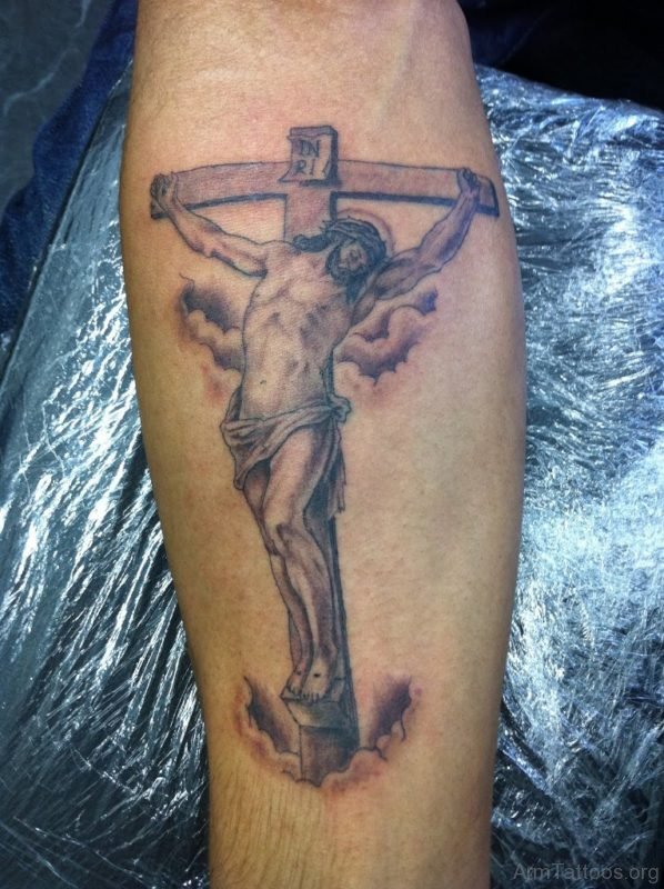 Jesus On The Cross Tattoo Design