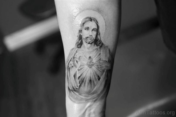 Jesus Tattoo Design On Arm