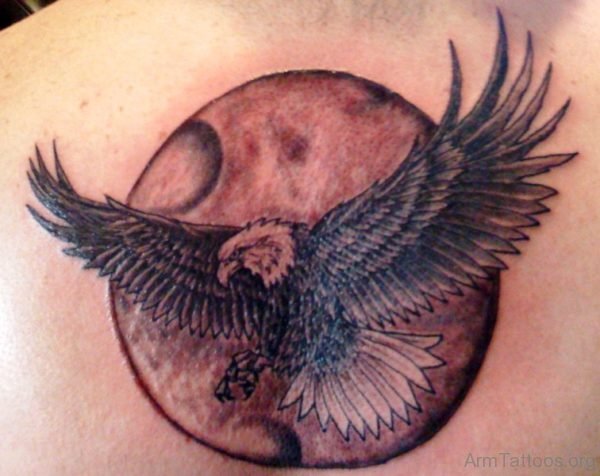 Leg Bald Eagle Shoulder Tattoo