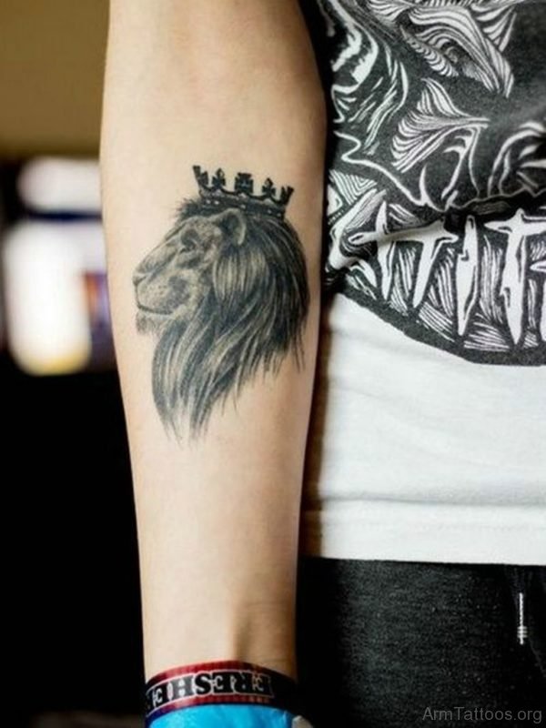 Lion Tattoo On Arm