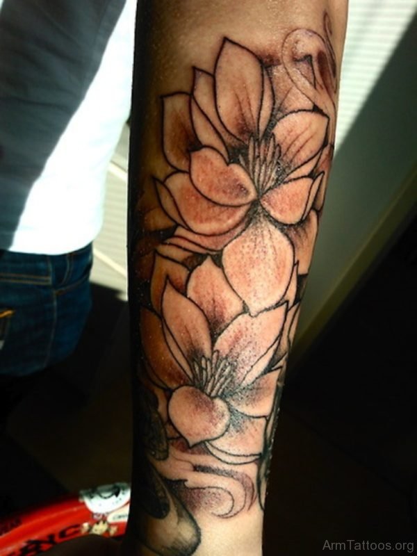 Lotus Tattoo On Arm 