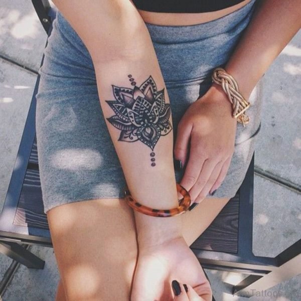 Lotus Tattoo On Arm