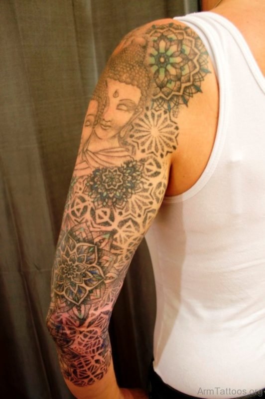 Lovely Buddha Tattoo 