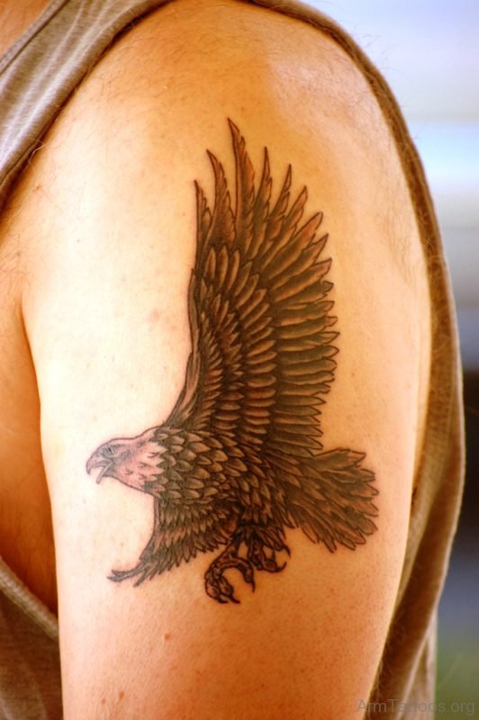 Lovely Eagle Tattoo On Arm