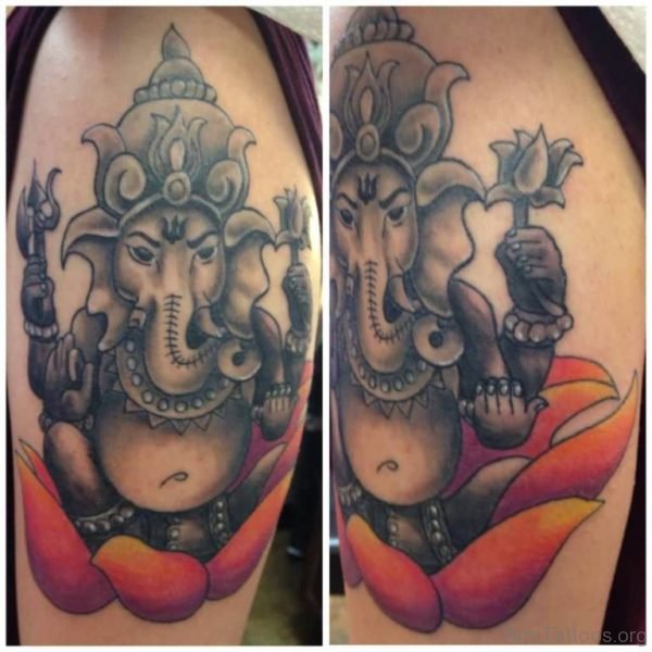 Lovely Ganesha Tattoo