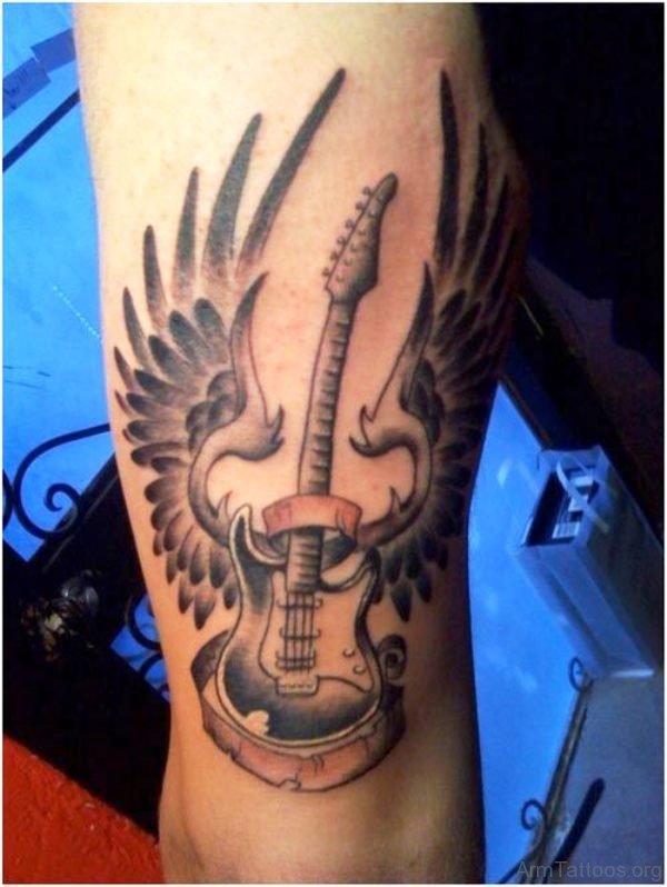 Lovely Guitar With Wings 