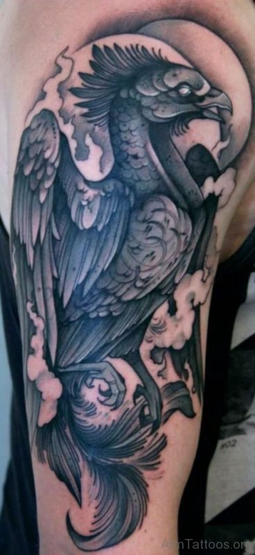 Lovely Phoenix Tattoo On Arm
