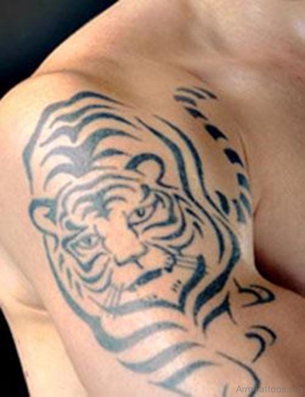 Lovely Tiger Tattoo Design