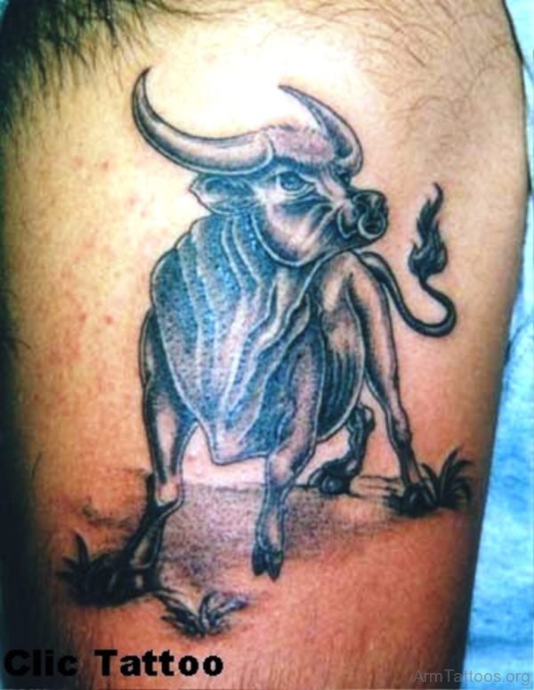 Magnificent Bull Tattoo 