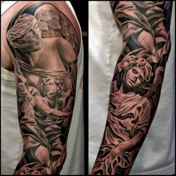 Magnificent Guardian Angel Tattoo