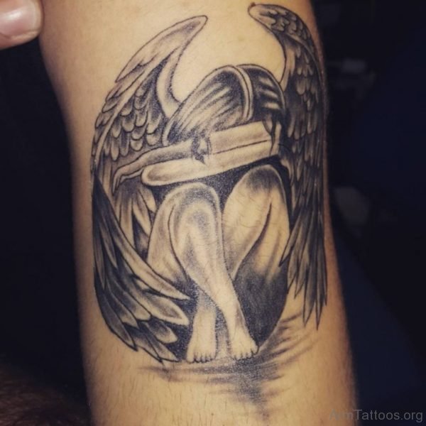 Magnificent Guardian Angel Tattoo Design