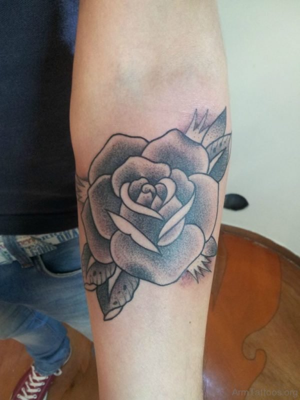 Magnificent Rose Tattoo