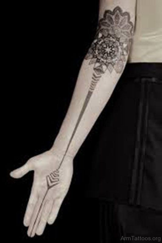 Mandala Arm Tattoo Design