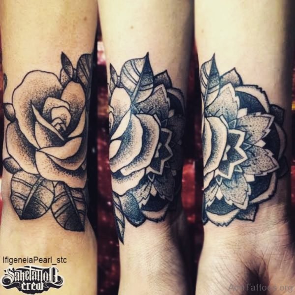 Mandala Rose Tattoo 