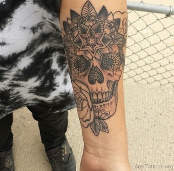 Mandala Skull Tattoo 