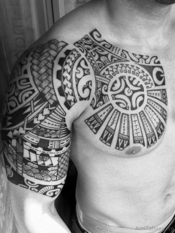 Maori Designer Tattoo On arm 