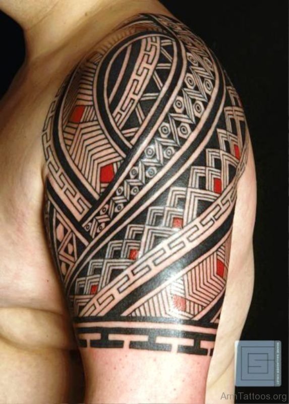 Maori Tattoo Design On Arm 