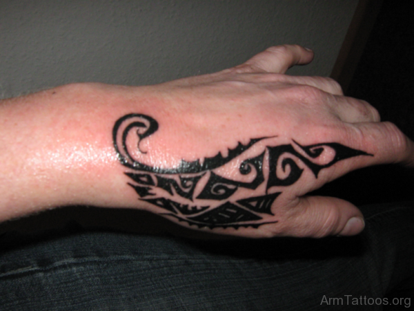 Maori Tattoo On HAnd