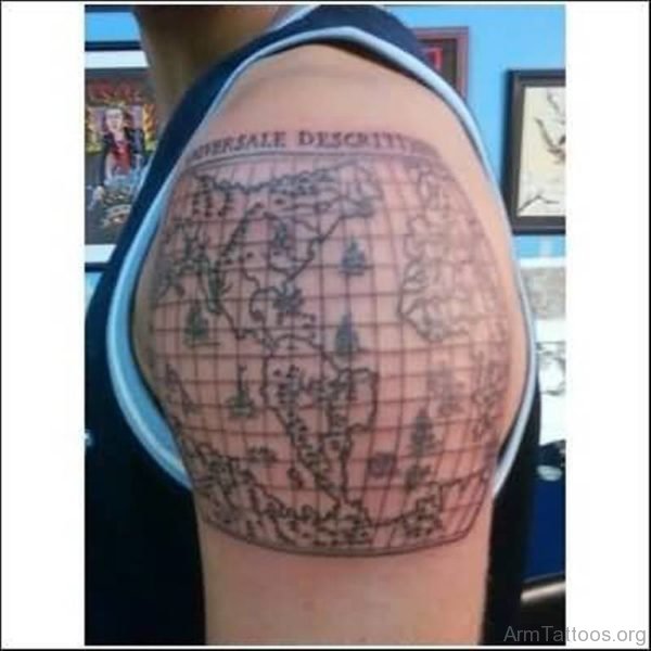 Map Tattoo Design