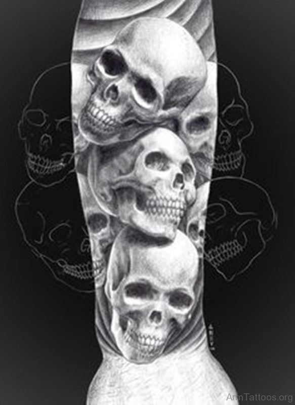 Massive Skull Tattoo