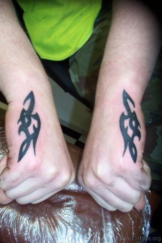 Matching Tribal Tattoo