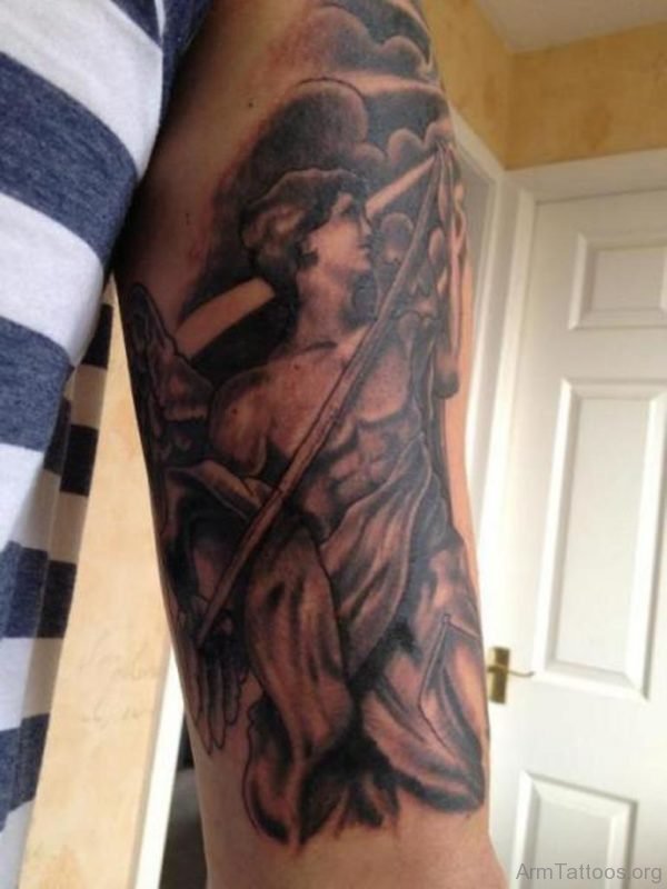 Men Angel Tattoo