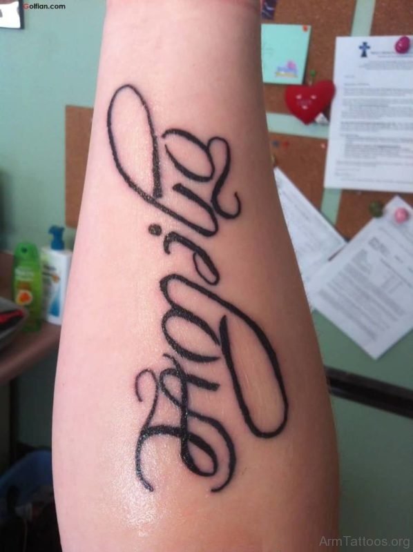 Mind Blowing Ambigram Tattoo