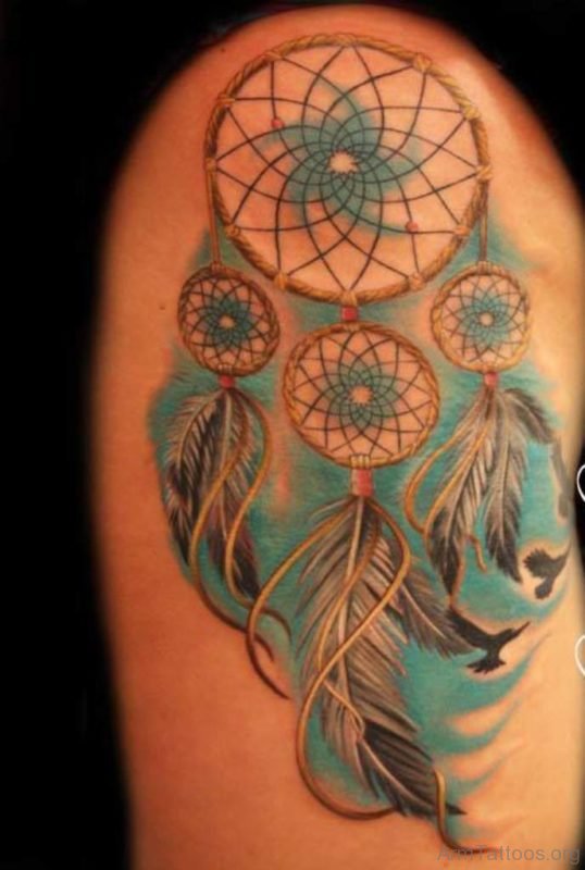 Mind Blowing Dreamcatcher Tattoo 