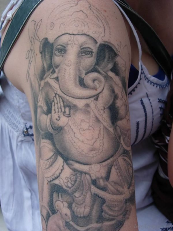 Mind Blowing Ganesha Tattoo Design 